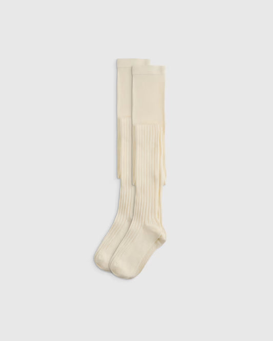 Organic Cotton Rib Tights (2-pack) - US 3960