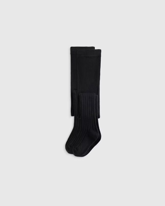 Organic Cotton Rib Tights (2-pack) - US 1536