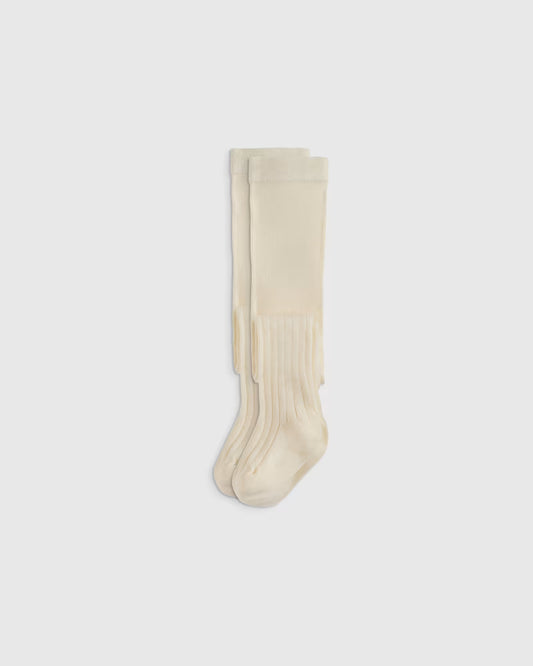 Organic Cotton Rib Tights (2-pack) - US 7668