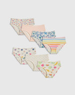 Girls 100% Organic Cotton Hipster 7-pack - US 4374