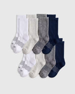 Organic Cotton Calf Sock 8-pack - US 5834