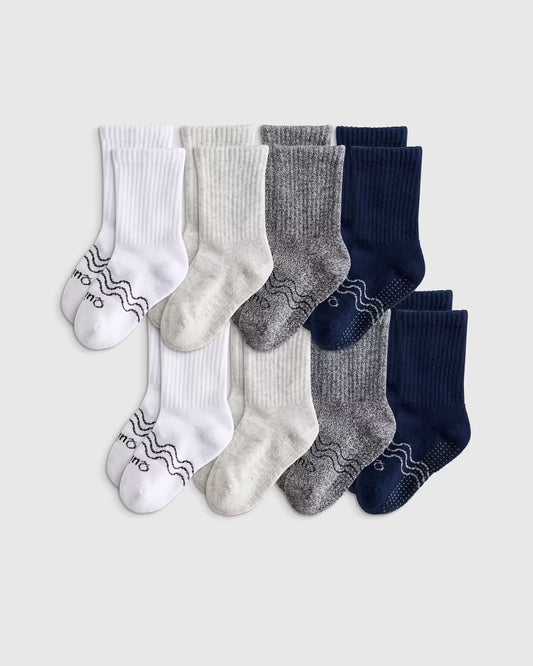 Organic Cotton Calf Sock 8-pack - US 1293