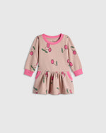 Cozy Fleece Sweatshirt Dress - US 9014