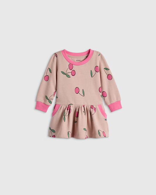 Cozy Fleece Sweatshirt Dress - US 9014