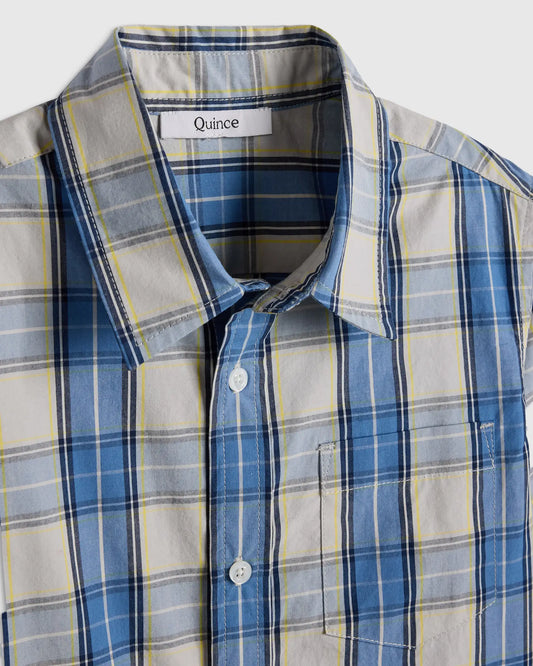 100% Cotton Poplin Printed Long Sleeve Button Down - US 3579