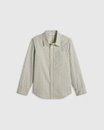 100% Cotton Poplin Printed Long Sleeve Button Down - US 6914