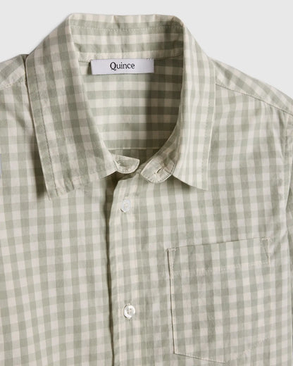 100% Cotton Poplin Printed Long Sleeve Button Down - US 6914