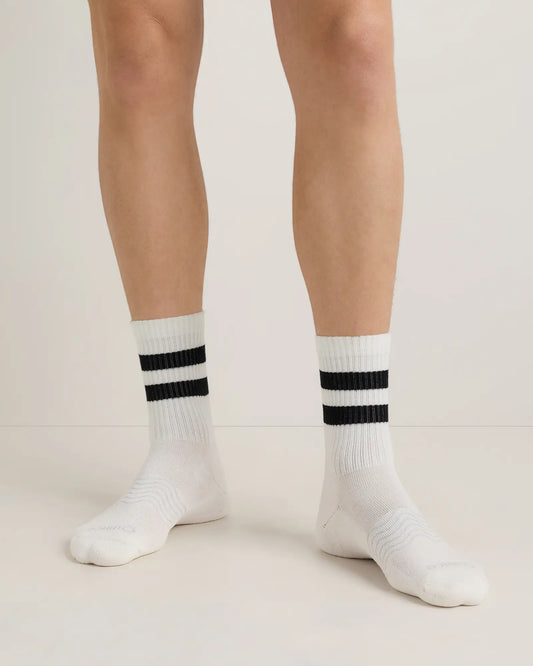 Everyday Cotton Varsity Stripes Half-Crew Sock (4-Pack) - US 4710