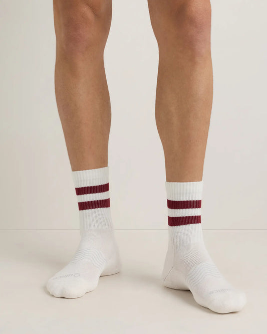 Everyday Cotton Varsity Stripes Half-Crew Sock (4-Pack) - US 9767