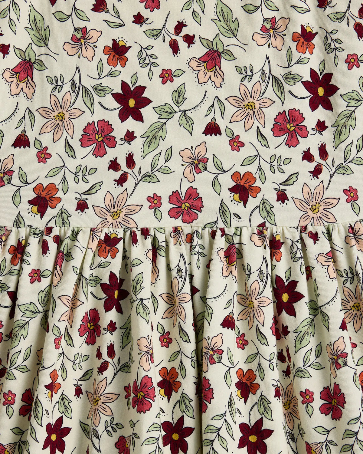 Organic Cotton Puff Sleeve Skater Dress - US 9004