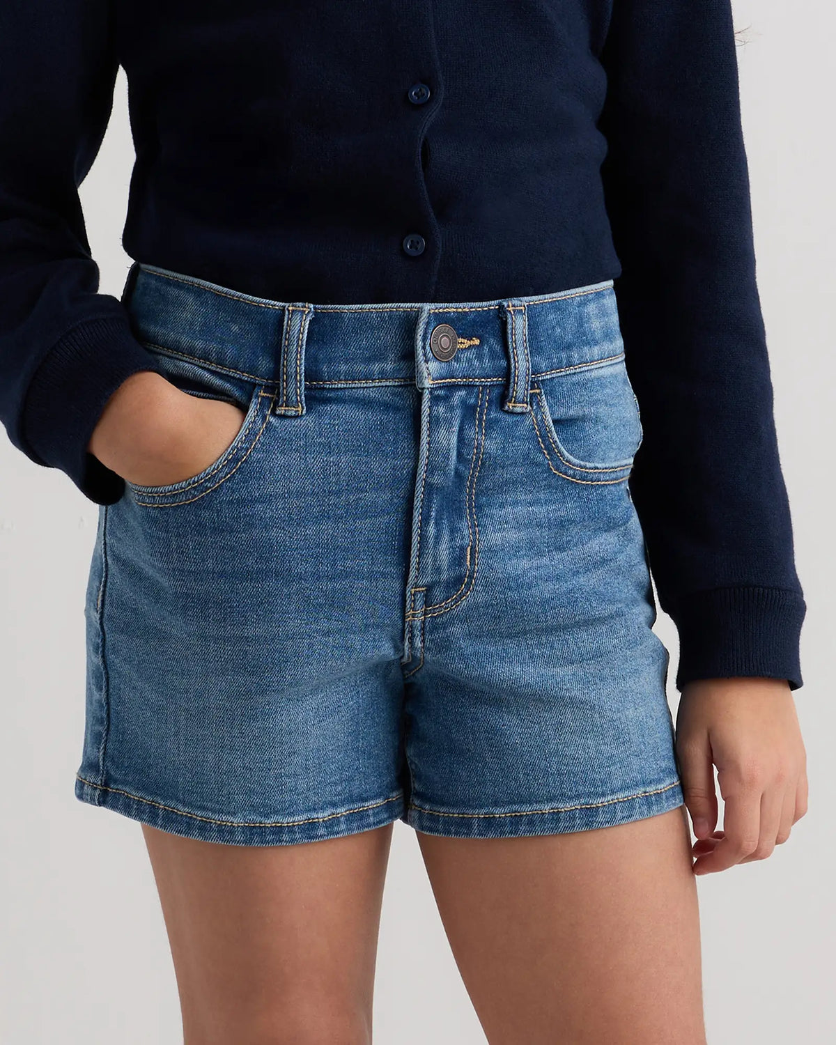Girls Stretch Denim Short - US 2842