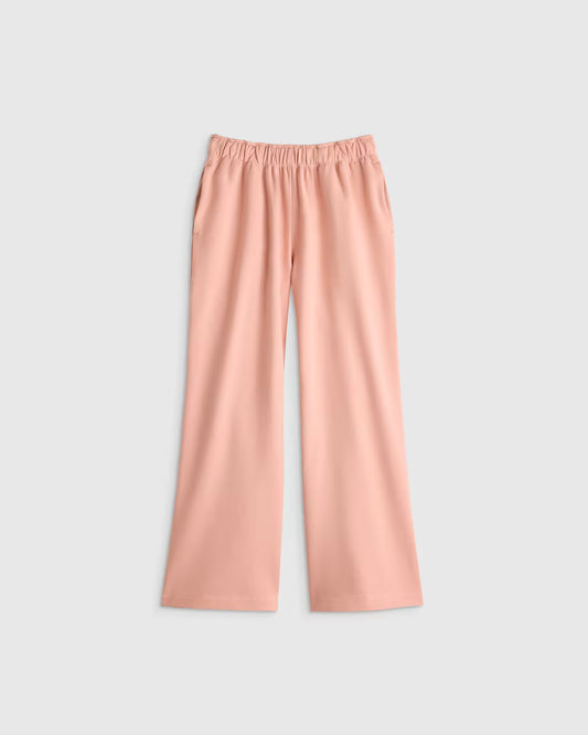 Girls Organic Cotton French Terry Wide Leg Pant - US 0767