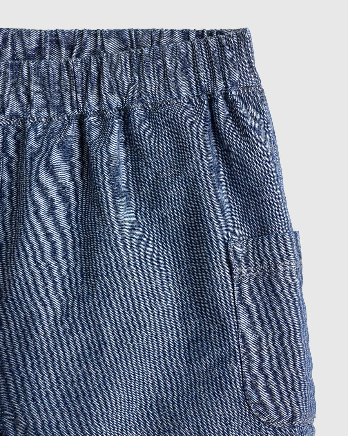 Girls Pull On Chambray Denim Short - US 6357
