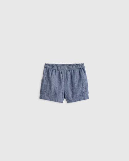 Girls Pull On Chambray Denim Short - US 2322