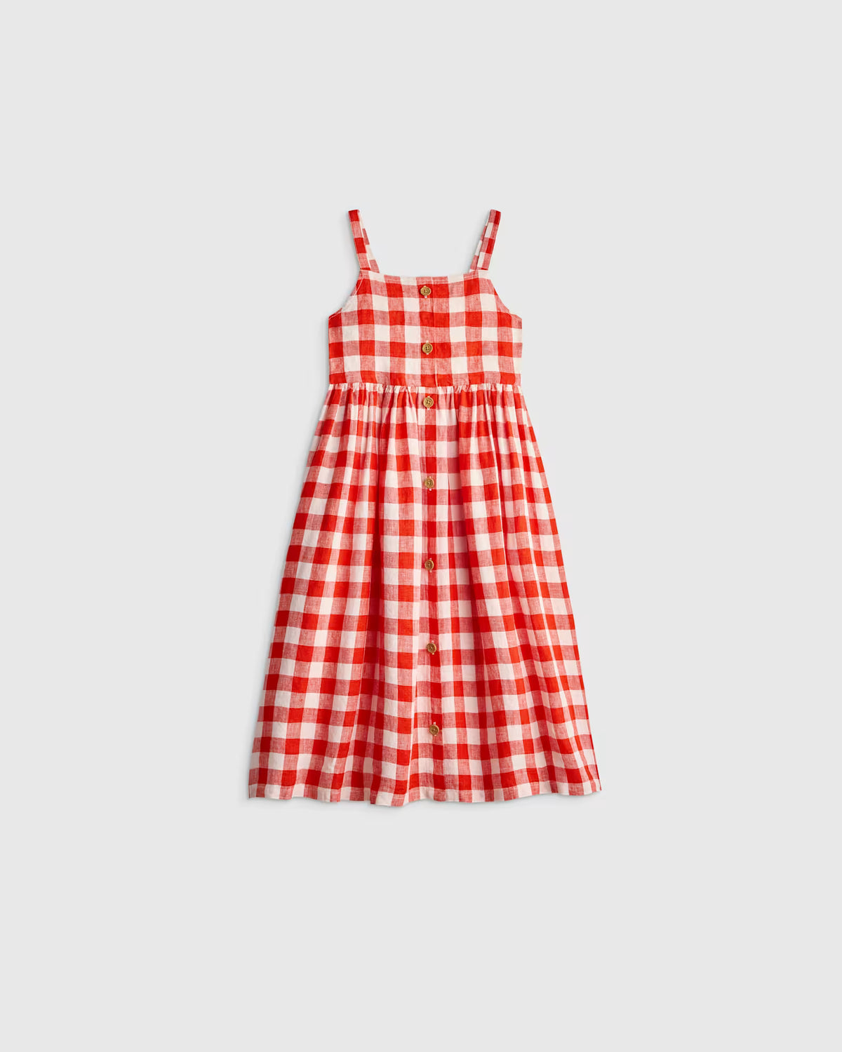 Girls Sleeveless 100% Linen Dress - US 1559