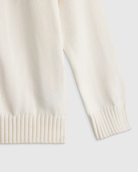 Boys 100% Organic Cotton Quarter-Zip Sweater - US 1813