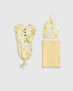 Bamboo Gown, Hat & Swaddle Layette Set - US 4627