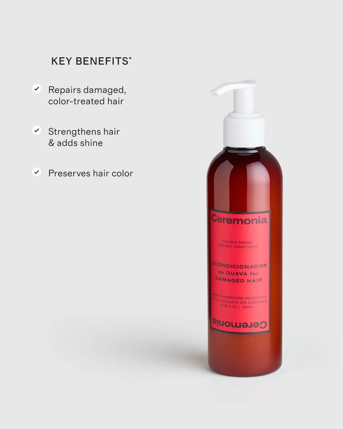 Guava Conditioner for Damaged Hair by Ceremonia - US 0297