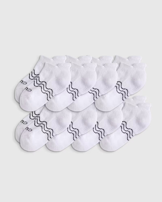Organic Cotton Gripper Ankle Socks 8-Pack - US 0060