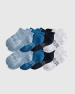 Organic Cotton Gripper Ankle Socks 8-Pack - US 3249