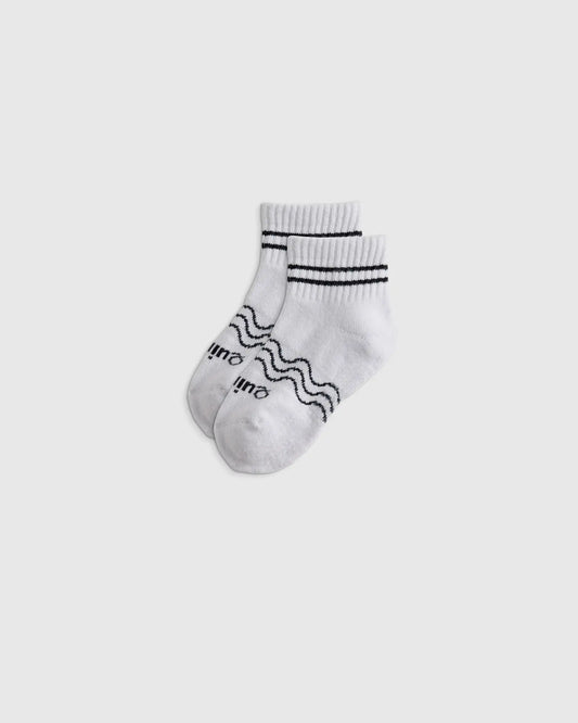 Organic Cotton Gripper Quarter Crew Socks 8-Pack - US 3397