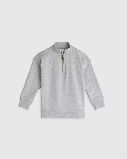 Organic Cotton French Terry Quarter-Zip - US 4956