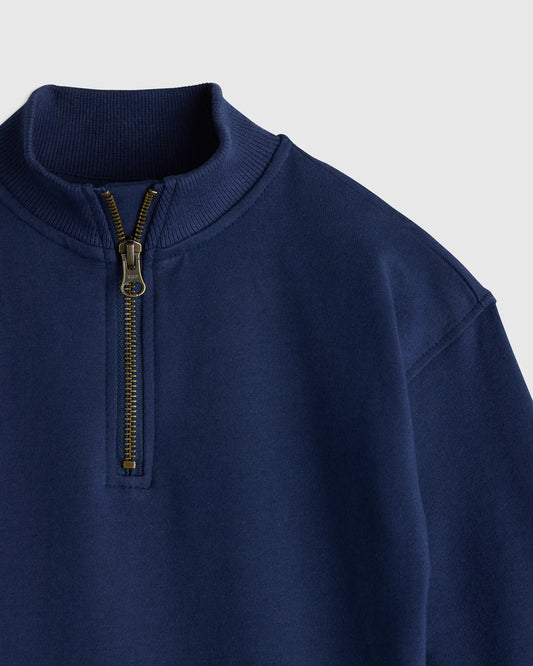 Organic Cotton French Terry Quarter-Zip - US 7365