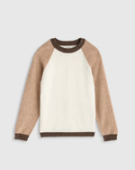 Colorblock Cashmere Crewneck Sweater - US 9969