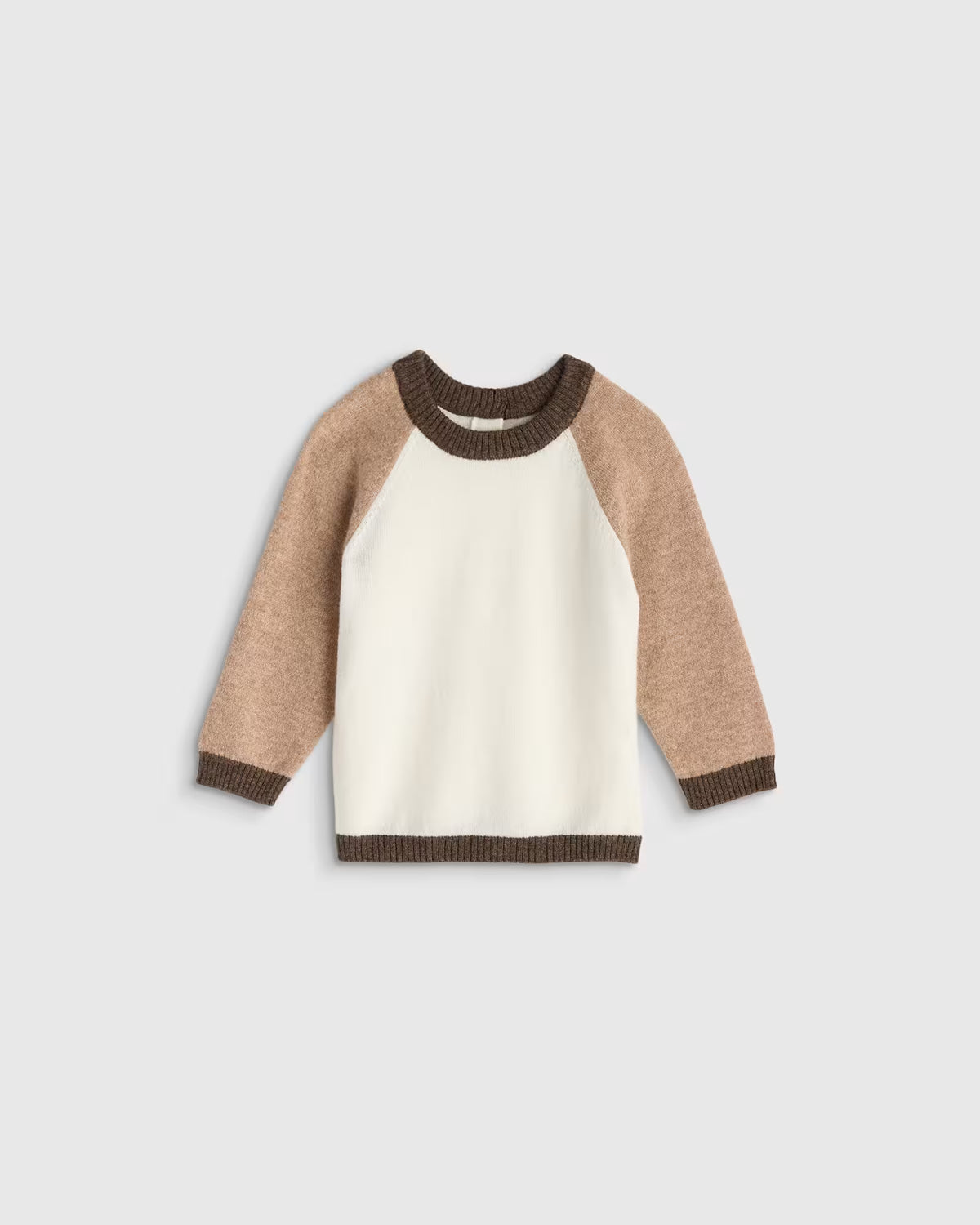 Colorblock Cashmere Crewneck Sweater - US 9720