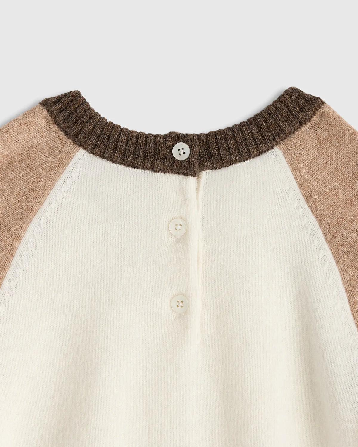 Colorblock Cashmere Crewneck Sweater - US 9720