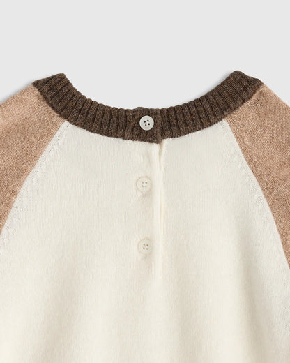 Colorblock Cashmere Crewneck Sweater - US 9720