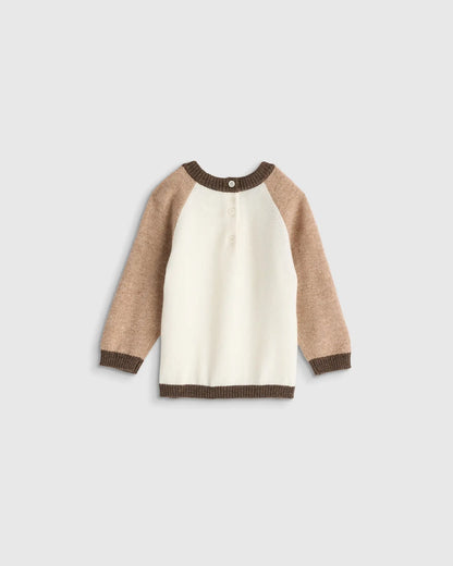 Colorblock Cashmere Crewneck Sweater - US 9720