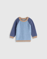 Colorblock Cashmere Crewneck Sweater - US 0982