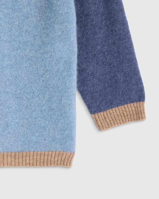 Colorblock Cashmere Crewneck Sweater - US 0982