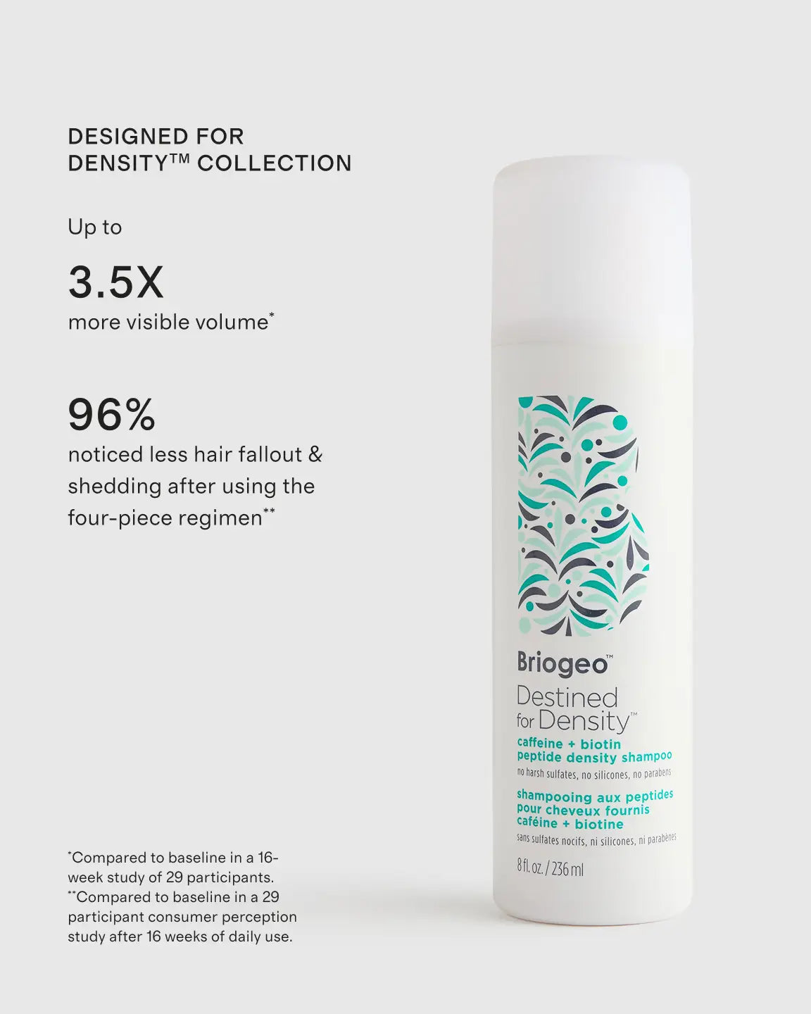 Destined for Density™ Peptide Shampoo 8oz by Briogeo - US 4401