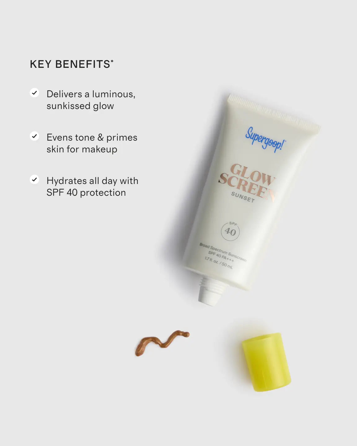 Glowscreen SPF 40 1.7 oz by Supergoop! - US 4215