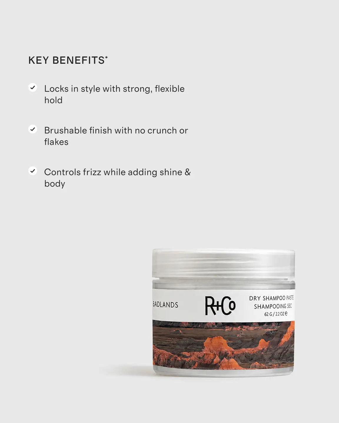 Badlands Dry Shampoo Paste by R+Co - US 1302