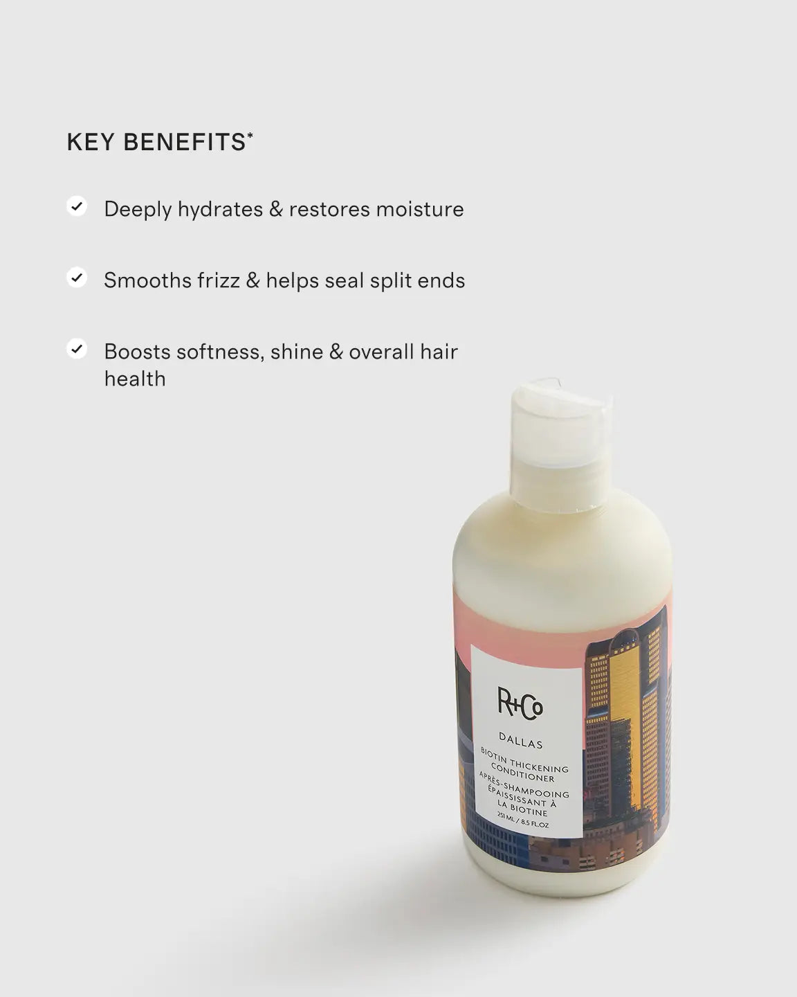 Dallas Biotin Thickening Conditioner 8.5oz by R+Co - US 2107