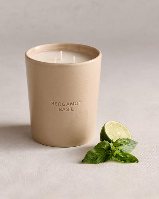 Bergamot Basil 3-Wick Luxury Candle - US 2467