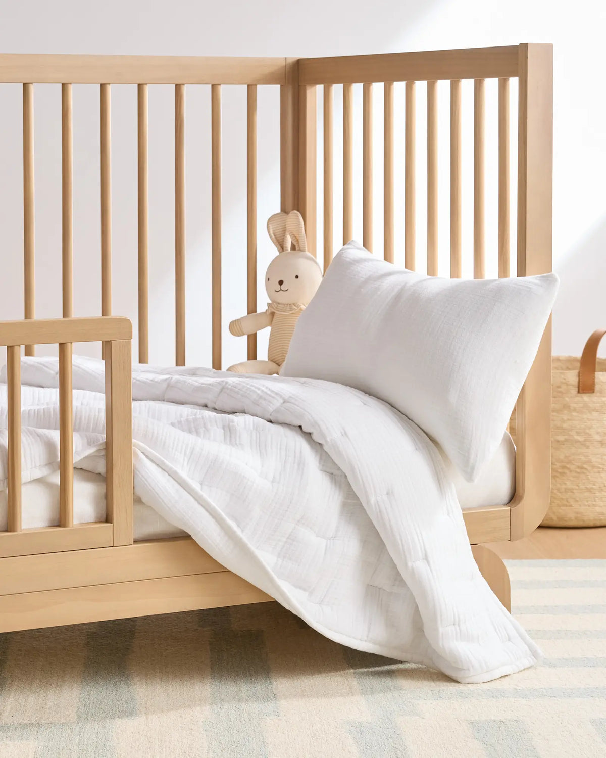Organic Cotton Gauze Toddler Quilt & Sham Set - US 0903