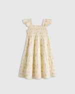 100% Organic Cotton Poplin Smocked Dress - US 8149