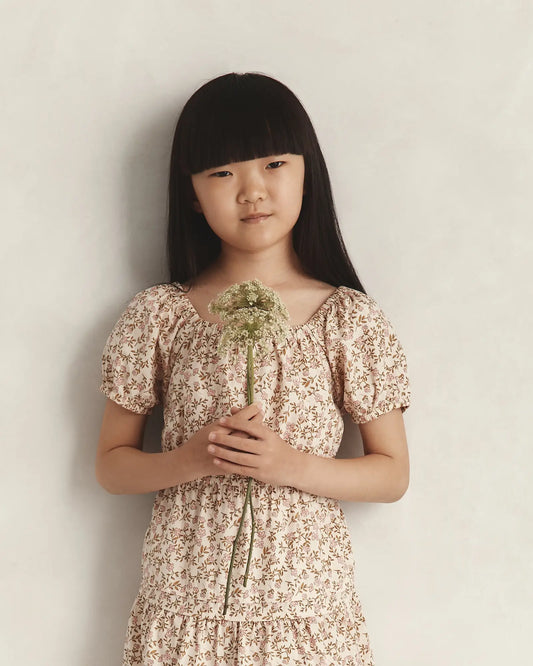 100% Organic Cotton Poplin Tiered Dress - US 8081