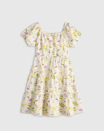 100% Organic Cotton Poplin Tiered Dress - US 2346