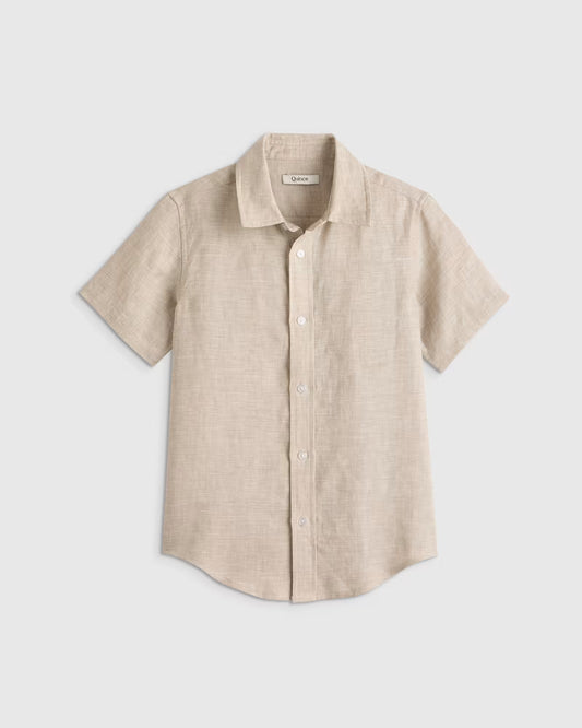 100% European Linen Short Sleeve Shirt - US 1683
