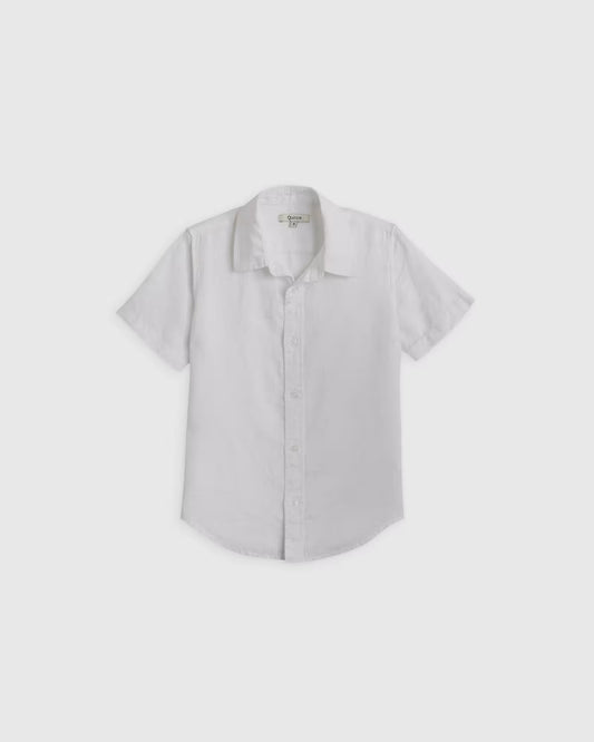 100% European Linen Short Sleeve Shirt - US 0253