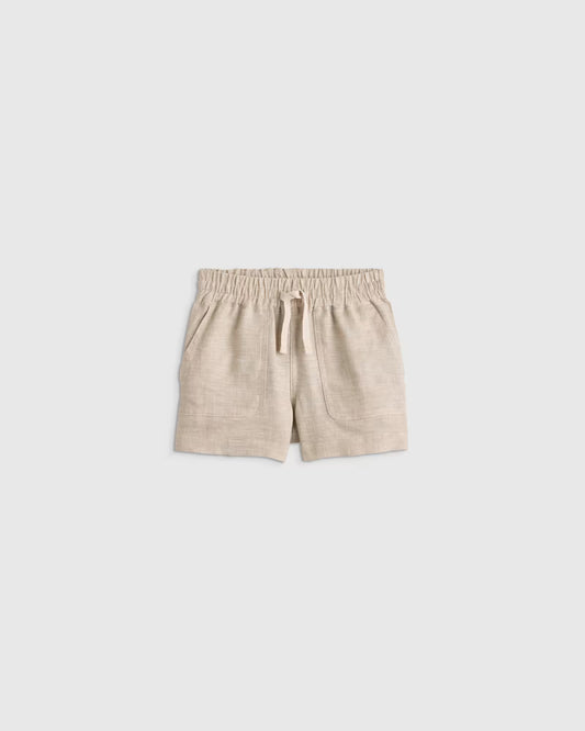 100% European Linen Drawstring Shorts - US 9109