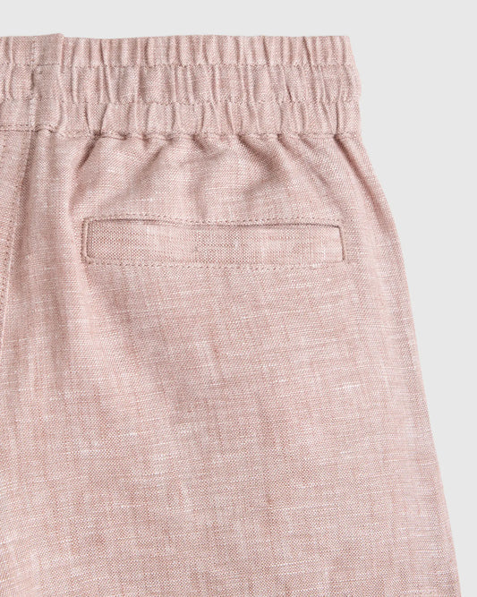 100% European Linen Drawstring Shorts - US 8680