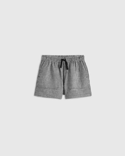 100% European Linen Drawstring Shorts - US 9785