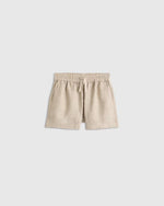 100% European Linen Drawstring Shorts - US 0076