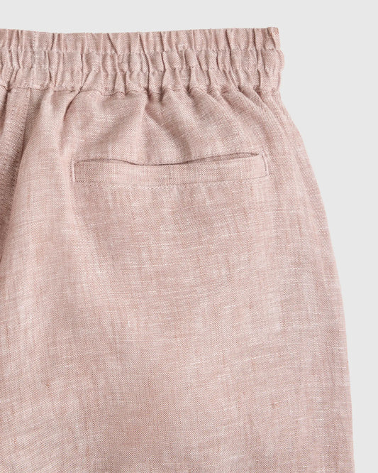 100% European Linen Drawstring Shorts - US 0865